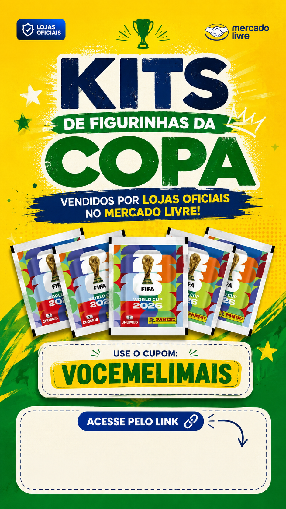 Kits de Figurinhas Copa do Mundo 2026